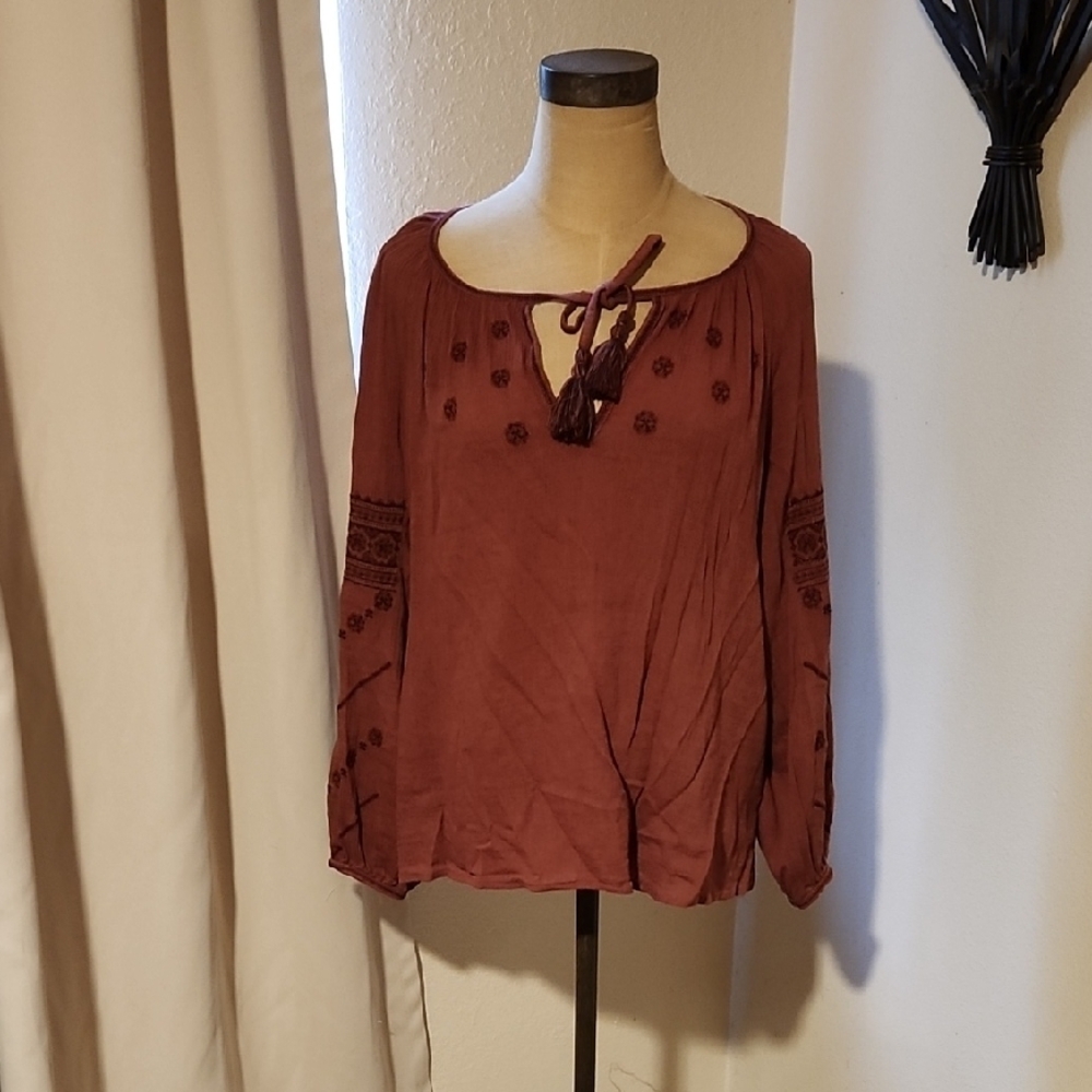 Women's Bohemian Rust Top